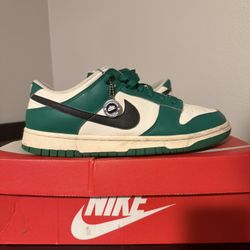 Men’s Size 9 Malachite Green Lottery Pack Dunks