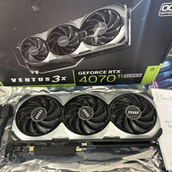 MSI RTX 4070 TI SUPER 16GB $800 OBO