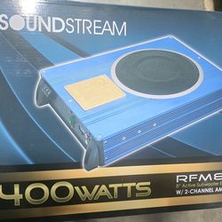 8" Active Subwoofer Enclosure W/ 2-CHANNEL AMPLIFIER