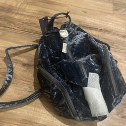 Rebecca Minkoff Julian Convertible Crushed Velvet Backpack
