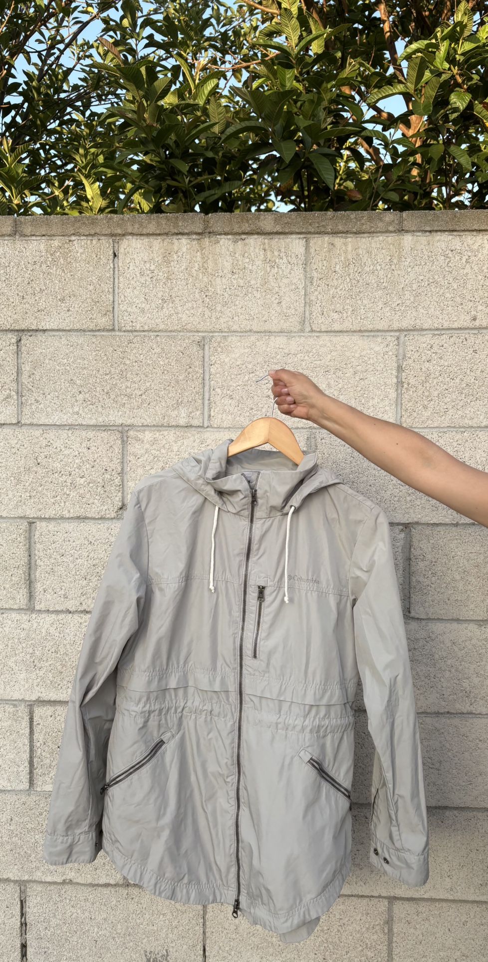 Grey Colombia Windbreaker