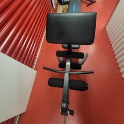 Pro Form Weight Bench With Curl Bar Attachment 