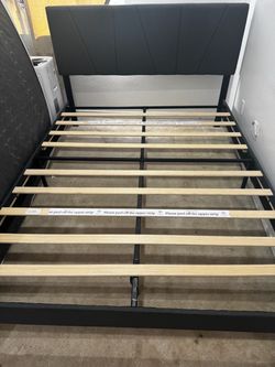 Gray Queen Bed frame