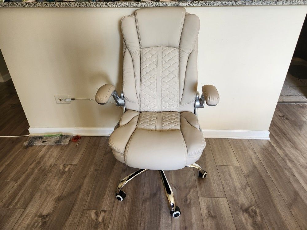 *NEW* High Back Executive Office Ergonomic Desk Chair With Flip-Up Arms Height Adjustable