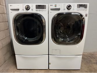BEAUTIFUL LG  WASHER AND ELECTRIC DRYER SET IN EXCELLENT CONDITIONS LIKE NEW