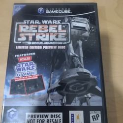Nintendo GameCube Preview Disc Star Wars Rebel Strike 
