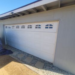 White Garage Door