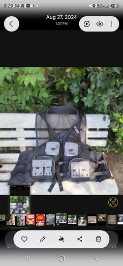 Fishing/floatation vest, 4X - 6X, new