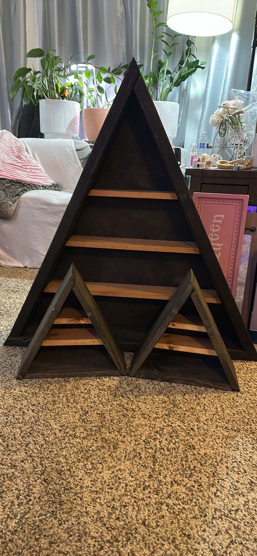 Extremely Heavy, Solid Wood Can Be Hung, Or For A Dresser/ Table ♥️♥️