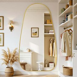 Modern gold full length mirror, new