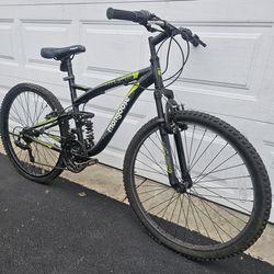 26" Mongoose Status 21 speed Dual Suspension Aluminum MTB Bike