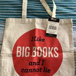 I Like Big Books Tote Bag