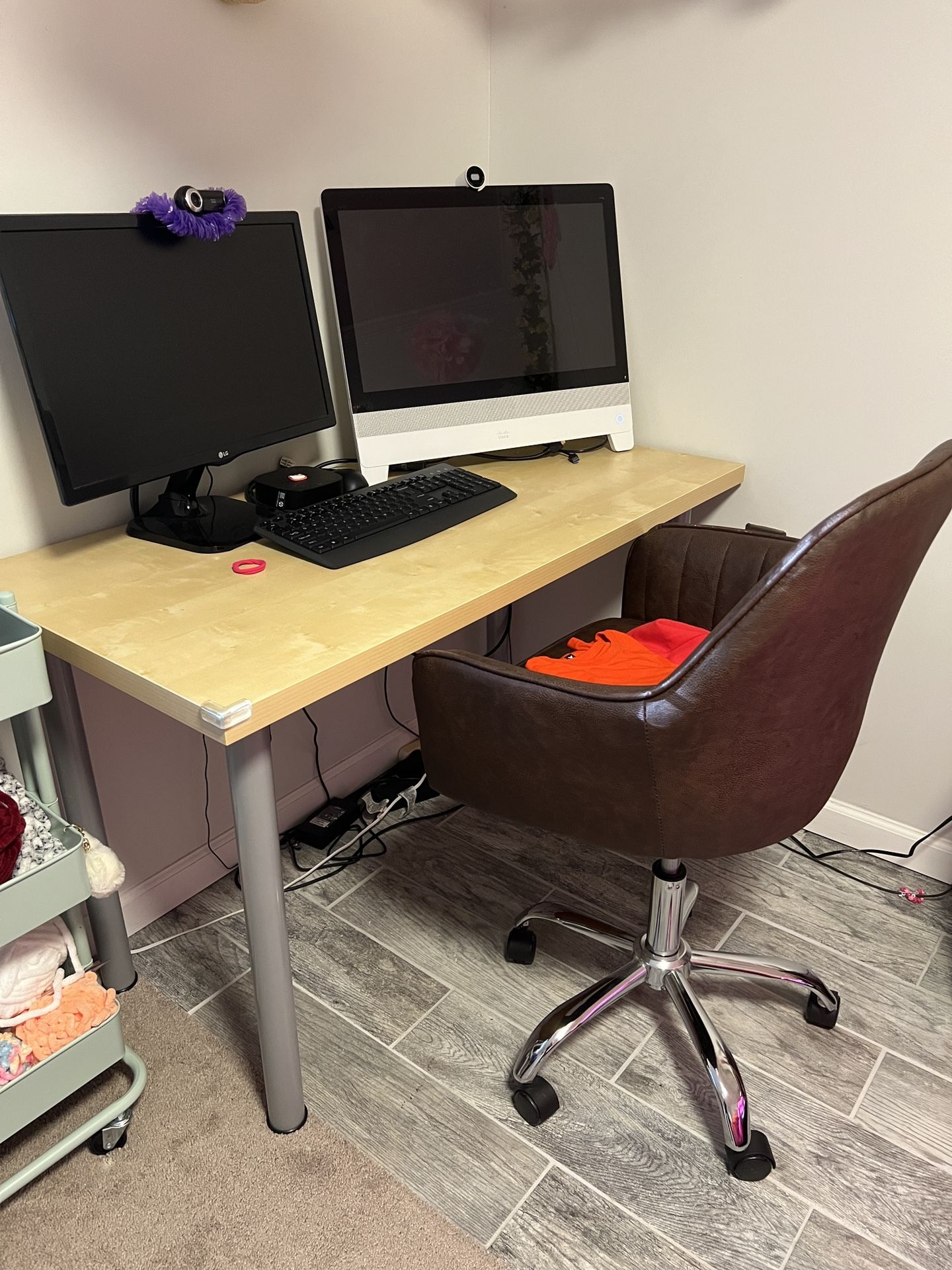 Computer Desk + Office Chair – Great Condition