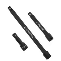 DURATECH 1/2" Drive Impact Extension Bar Set, 3 Extensions, 3”, 6”, 10”