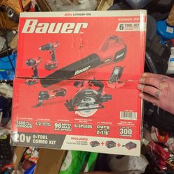 Bauer 6 Tool Combo Kit New In Box $200