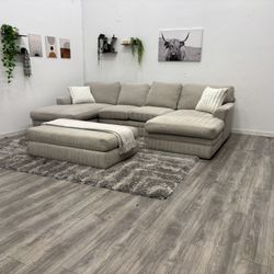 Cream Sectional Couch - Free Delivery 