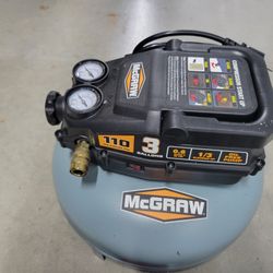 3lb Air Compressor + 3/8 in. x 25 ft. Rubber Air Hose