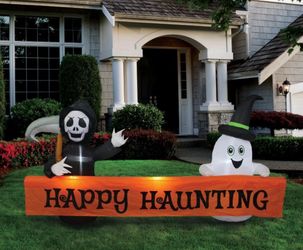 8ft x 4ft halloween banner inflatable