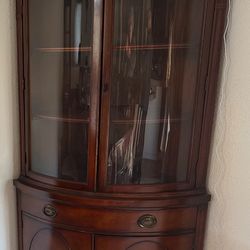 Corner Curio Cabinet