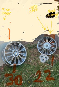 DC2CRAVE 22’ / BENCHI 30’ chrome rims