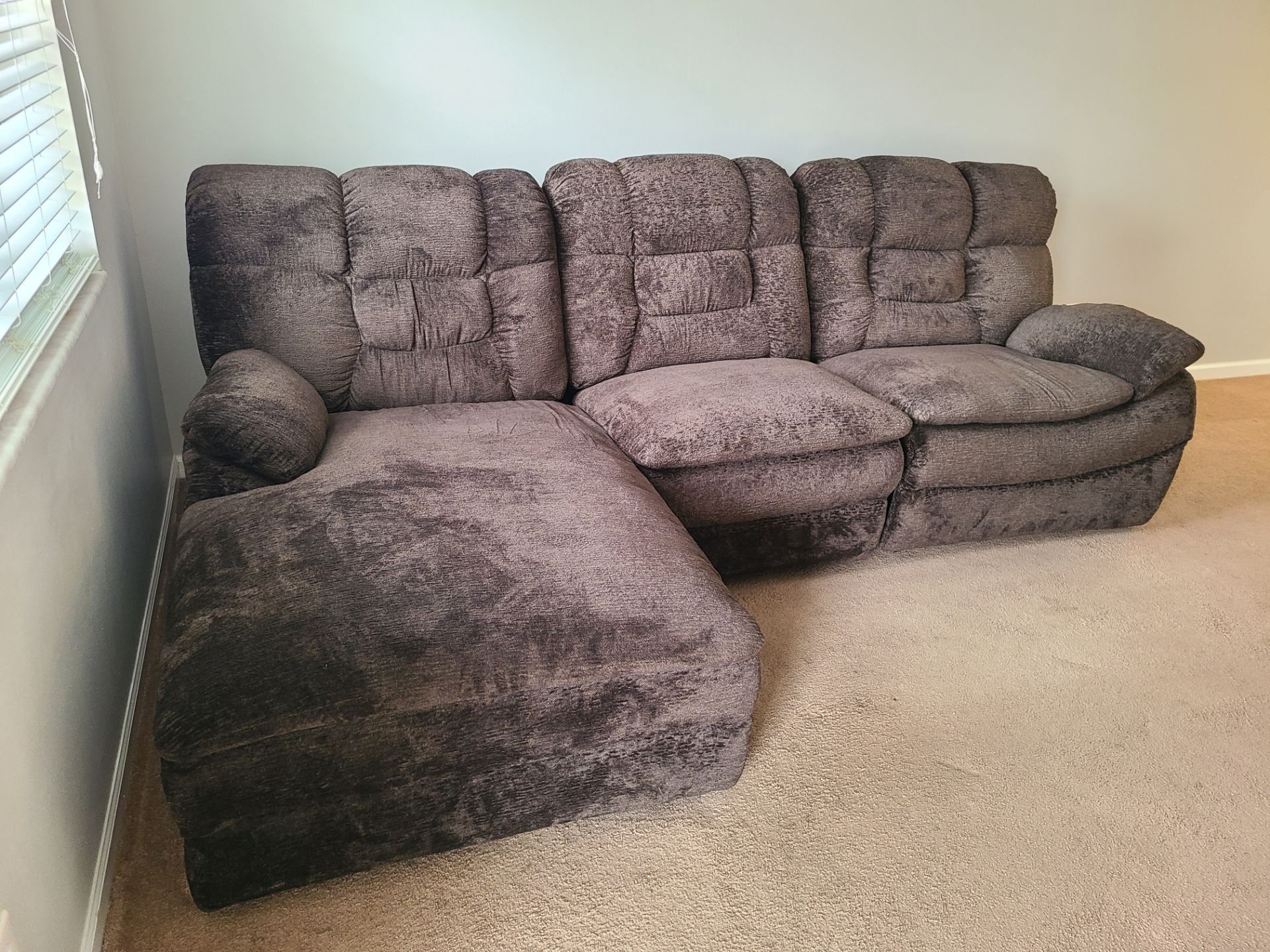 3-Piece Sectional Couch 