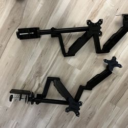 Dual Arm Monitor Stands