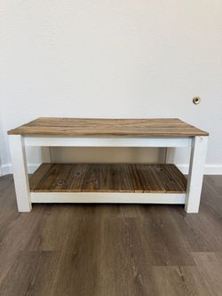 Coffee Table, 2 Side End Tables & Farmhouse Table