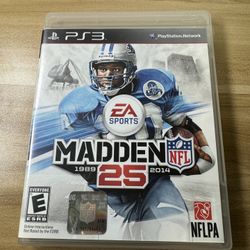PS3 Madden 25