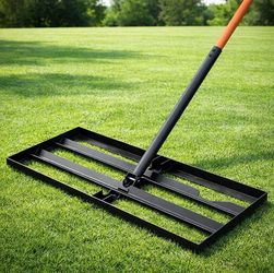 Brand New 30"x10" Leveling Rake with 78 Inch Adjustable Handle