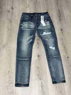 Purple jeans