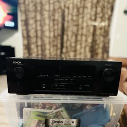 Denon AVR-S510BT 5.2-channel home theater receiver with Bluetooth®