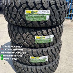 LT285/75R16 TBB MUD TIRES Set of Tires Installed and Balanced Set de Llantas Nuevas Instaladas y Balanceadas