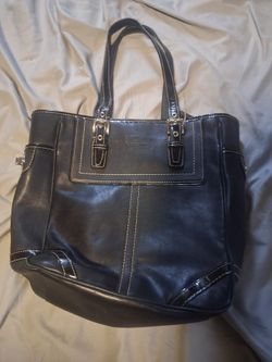 All Black Coach Purse