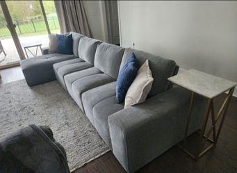 Gray Sofa Detachable & Extendable Modular Sofa