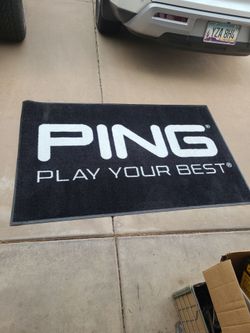 Ping entry carpet mat