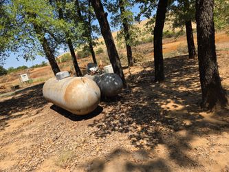 About ground Propane tanks and gas generator