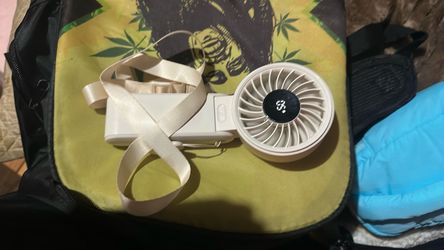 Charging powered fan