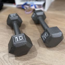 Pair of 10lb Dumbbells