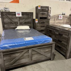 QUEEN BED FOR SALE (AVAILABLE IN KING*) !!NO CREDIT NEEDED !! TAKE IT HOME TODAY!! 🚛 SAME DAY DELIVERY AVAILABLE 🚚 Se Habla Español