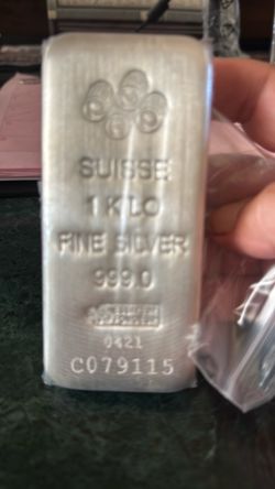 PAMP Suisse 1 Kilo Fine Silver Bar