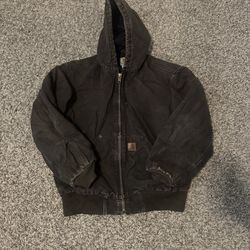 Vintage Brown Carhartt Zip Up Jacket