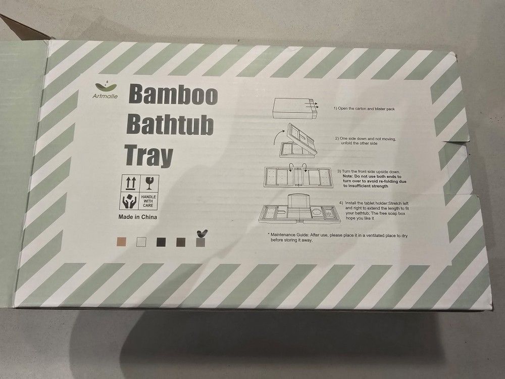 Bamboo Bathtub Tray
