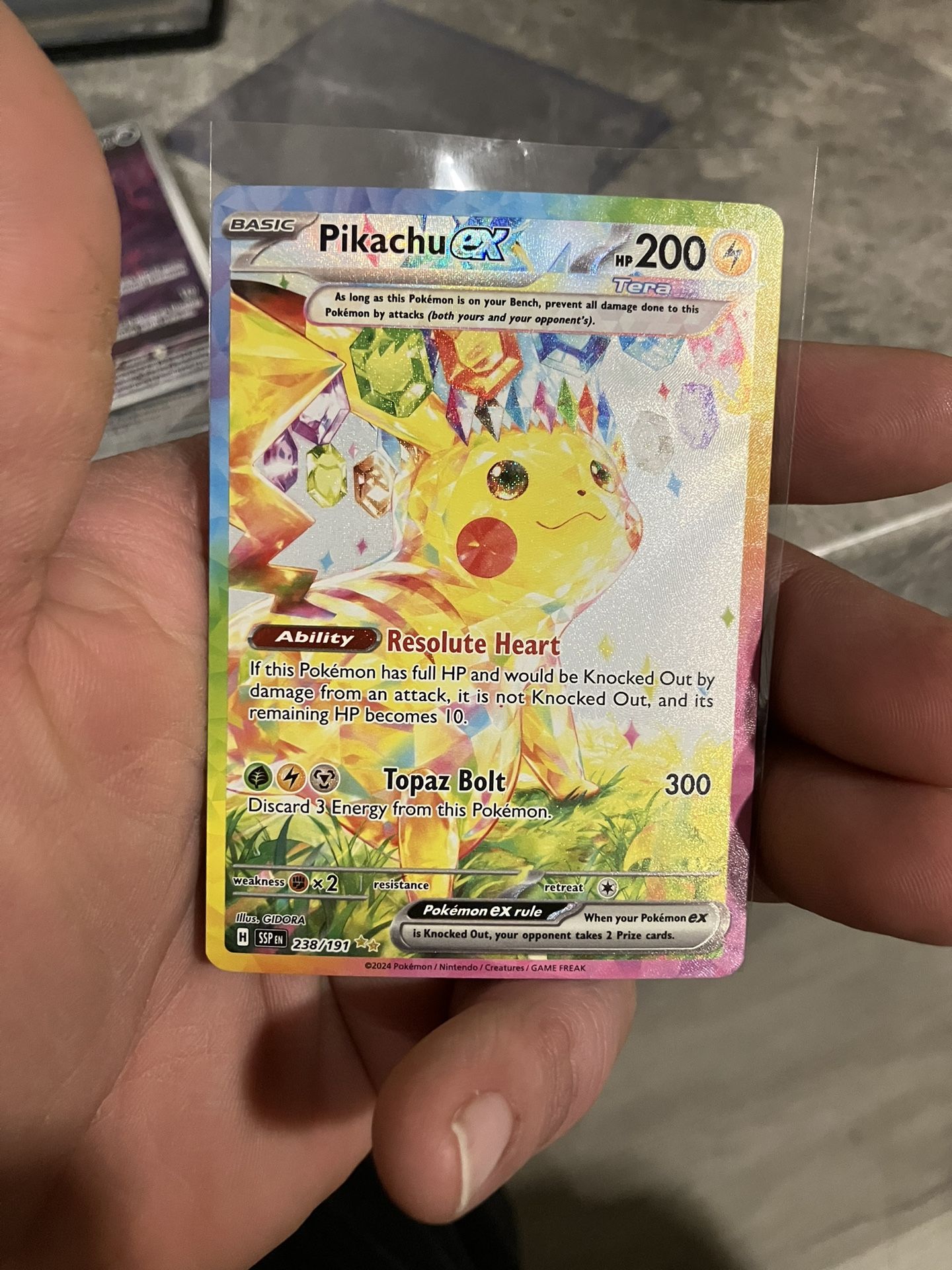 SIR Surging Sparks Pikachu Mint Sell/trade