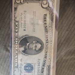 1953 $5 Silver Certificate 