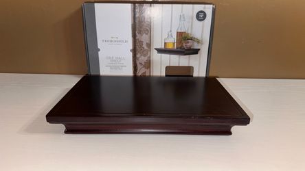 Threshold 12" Wall Shelf Espresso Finish