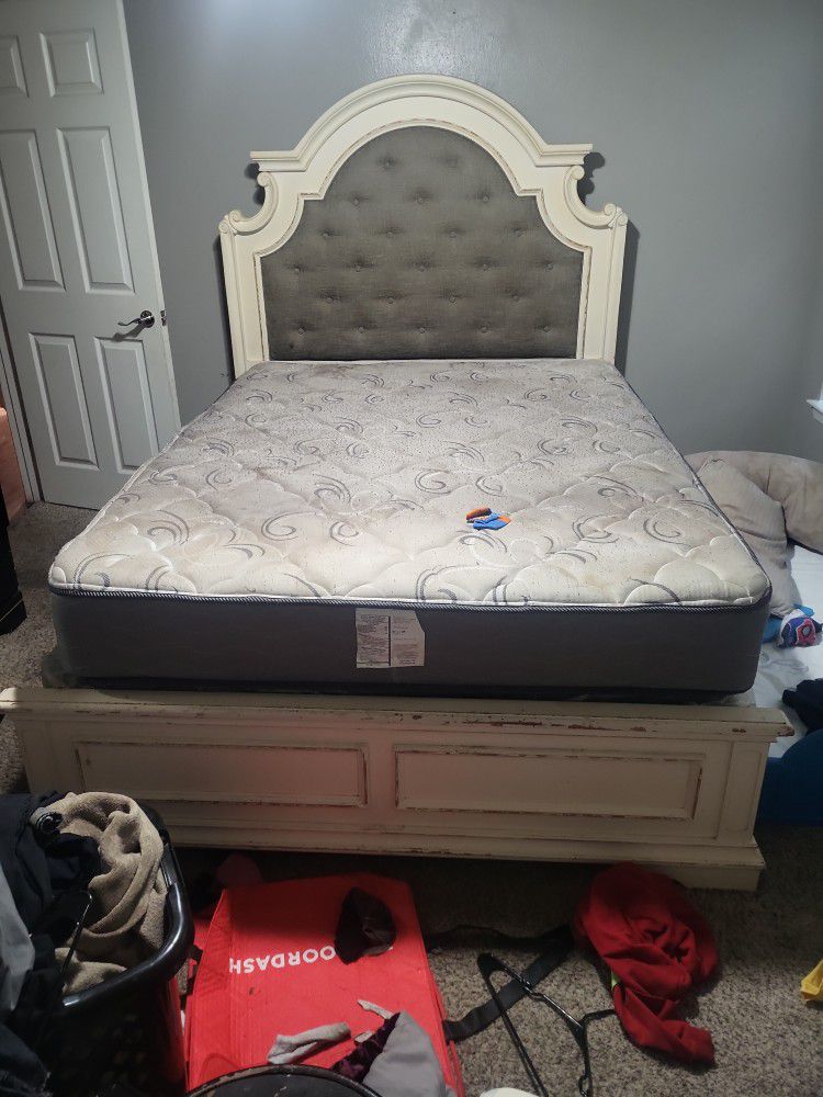 Bed And Bed Frame 