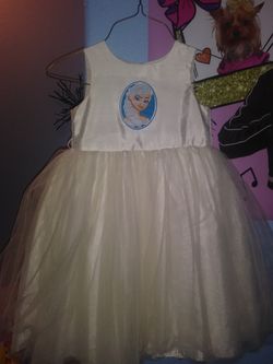 Costume handmade frozen theme dress