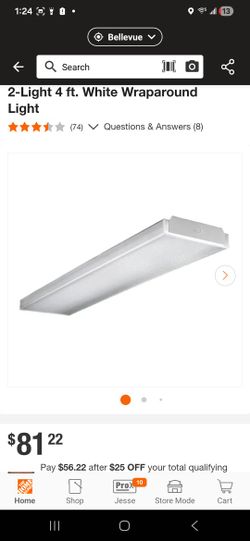 NEW Ceiling Lights 48" Long. 4ea.