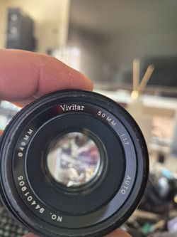Vintage Vivitar Auto 50mm f/1.7 M42 Manual Focus Lens –