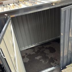 5×3ft 80cu Metal Tool Sheds Trash Can Shed